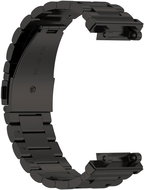 BStrap Stainless Steel for Xiaomi Amazfit Active Edge black - Watch Strap