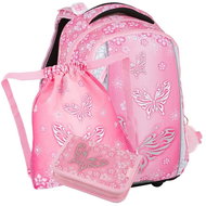 BAGMASTER Vega 23 A malý školní set pro prvňáčky - motýlci - School Set