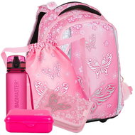 BAGMASTER Vega 23 A velký školní set pro prvňáčky - motýlci - School Set