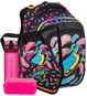 BAGMASTER Beta 23 A velký školní set pro prvňáčky - papoušek - Školní set