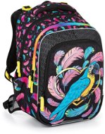 BAGMASTER Beta 23 A školní batoh - papoušek - School Backpack