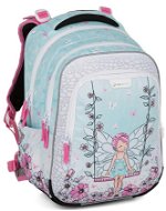 BAGMASTER Lumi 23 B školní batoh - květinová víla - School Backpack