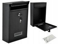 Malatec 6237 Schránka na dopisy černá - Poštovní schránka