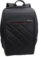 BESTLIFE Travel Safe 15.6", fekete/piros - Laptop hátizsák