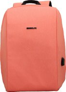 BESTLIFE Travel Safe 15.6", világos narancssárga - Laptop hátizsák