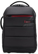 BESTLIFE Cplus Black 15.6", fekete/piros - Laptop hátizsák