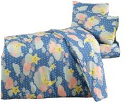 Brotex Cotton crib bedding 90×135, 45×60 cm, sky blue - Children's Bedding
