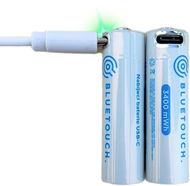 Nabíjecí baterie BlueTouch USB-C AA 1,5 V, 2 ks - Nabíjecí baterie