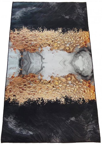 4sleep Piece carpet Black & Gold 13 - 160 × 220 cm - Carpet - Main image