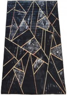 4sleep Kusový koberec Black & Gold 16 - 80 × 150 cm - Koberec