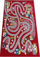 4sleep Children's piece rug colour Kids 02 red - 100 × 150 cm - Carpet