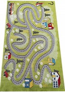 4sleep Dětský kusový koberec Color Kids 02 zelený - 300 × 400 cm - Koberec