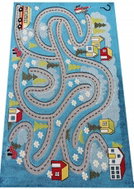 4sleep Children's piece rug colour Kids 02 blue - 300 × 400 cm - Carpet