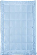 4 sleep Přikrývka ovčí vlna Poly 140 × 220 1500 g modrá sypka - Přikrývka