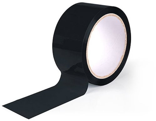 Bull Wrapping tape 48 mm × 66 m, acrylic, black, (42my), 6 pcs - Duct Tape - Main image