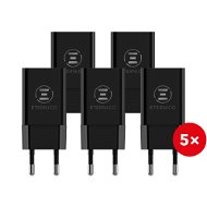 Eternico Wall Charger 1x USB 2.4A black (5pcs) - AC Adapter