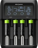 AlzaPower USB Battery Charger AP450B + Rechargeable HR6 (AA) 2500 mAh 4pcs - Battery Charger