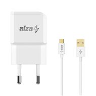 AlzaPower Smart Charger 2.1A + AlzaPower Core Micro USB 1m white - AC Adapter