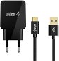 AlzaPower Q100 Quick Charge 3.0 + AluCore USB-C 3.2 Gen 1, 1m Black - AC Adapter