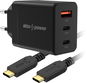 AlzaPower G610CCA Fast Charge 67W černá + Core USB-C 2.0 100W 2m černý - Nabíječka do sítě