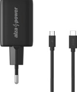 AlzaPower A133 Fast Charge 33W black + Core USB-C (M) 2.0 to Micro USB (M) 2A Cable 0.5m black - Set