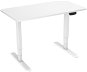Állítható magasságú asztal AlzaErgo Table ET1 NewGen fehér + TTE-01 asztallap 140x80cm fehér laminált - Výškově nastavitelný stůl