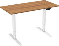 AlzaErgo Table ET1 NewGen bílý + deska TTE-03 160x80cm bambusová - Výškově nastavitelný stůl