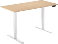 AlzaErgo Table ET1 NewGen white + top 120×80 cm laminated birch - Height Adjustable Desk