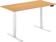 AlzaErgo Table ET1 NewGen white + top 120×80 cm lamino oak - Height Adjustable Desk