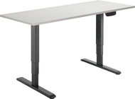 AlzaErgo Table ET1 NewGen čierny + doska TTE-03 160 × 80 cm biely dub - Výškovo nastaviteľný stôl