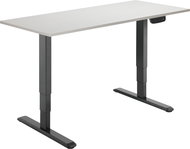 AlzaErgo Table ET1 NewGen Black + Top TTE-01 140x80cm White Veneer - Height Adjustable Desk