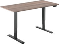AlzaErgo Table ET1 NewGen black + top 120×80 cm lamino grey oak - Height Adjustable Desk