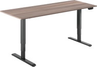 AlzaErgo Table ET1 NewGen black + top 160×80 cm laminated grey oak - Height Adjustable Desk