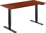 AlzaErgo Table ET1 Essential black + top 140×80 cm laminated chestnut - Height Adjustable Desk
