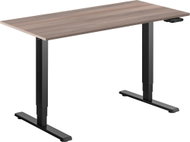 AlzaErgo Table ET1 Essential black + top 120×80 cm lamino grey oak - Height Adjustable Desk