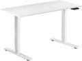 AlzaErgo Table ET1 Essential bílý + deska 120×80 cm lamino bílá