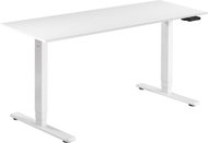 AlzaErgo Table ET1 Essential white + top 160×80 cm laminate white - Height Adjustable Desk