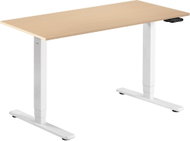 AlzaErgo Table ET1 Essential white + top 120×80 cm laminated birch - Height Adjustable Desk