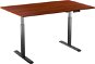 Állítható magasságú asztal AlzaErgo Table ET2 fekete + TTE-01 140x80cm laminált gesztenye asztallap - Výškově nastavitelný stůl
