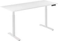 AlzaErgo Table ET2 white + top 160×80 cm laminate white - Height Adjustable Desk