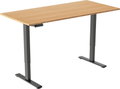 AlzaErgo Table ET2 Essential černý + deska 120×80 cm bambusová
