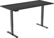 AlzaErgo Table ET2 Essential black + top 140×80 cm laminate black - Height Adjustable Desk