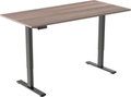 AlzaErgo Table ET2 Essential černý + deska 120×80 cm lamino šedý dub