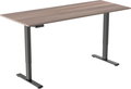 AlzaErgo Table ET2 Essential černý + deska 160×80 cm lamino šedý dub