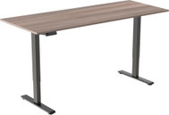 AlzaErgo Table ET2 Essential black + top 160×80 cm laminated grey oak - Height Adjustable Desk