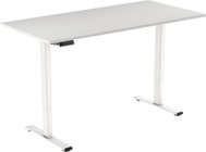 AlzaErgo Table ET2 Essential white + top 120×80 cm laminated white oak - Height Adjustable Desk