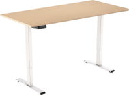 AlzaErgo Table ET2 Essential white + top 120×80 cm laminated birch - Height Adjustable Desk