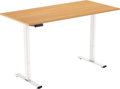 AlzaErgo Table ET2 Essential bílý + deska 120×80 cm lamino dub