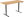 Asztal ET2 Core fekete + 140 × 80 cm-es bambuszlap