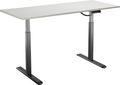 AlzaErgo Table ET2 černý + deska TTE-03 160x80cm bílá dýha